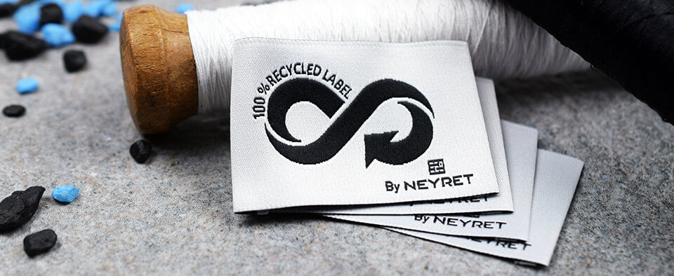 Your 100% recycled polyester brand labels